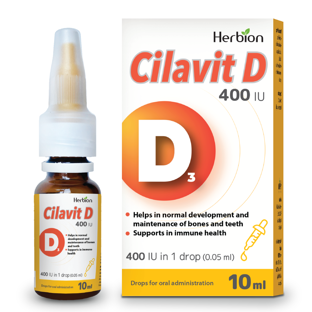 Herbion Cilavit D Drop (400 IU) 10ML.