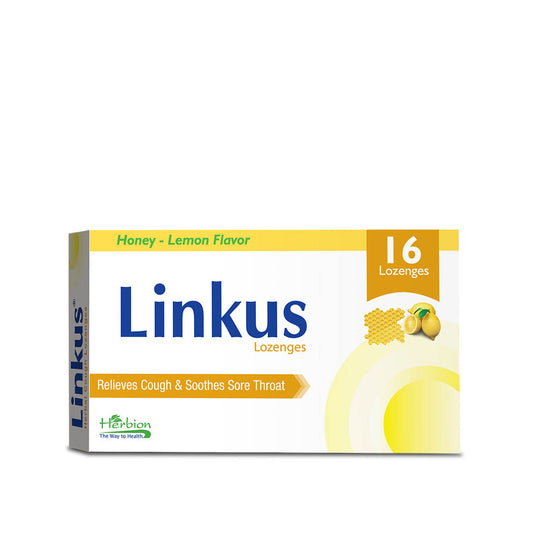 Linkus Cough Lozenges Honey Lemon Flavor 16S