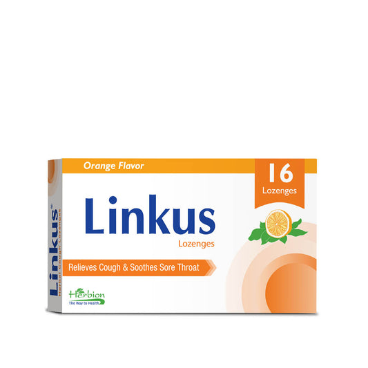 Linkus Cough Lozenges Orange Flavour 16S