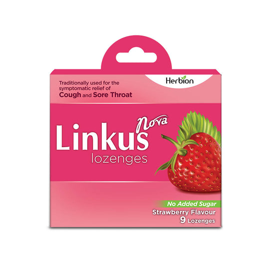 Linkus Sugar Free Cough Lozenges Strawberry Flavor 9S